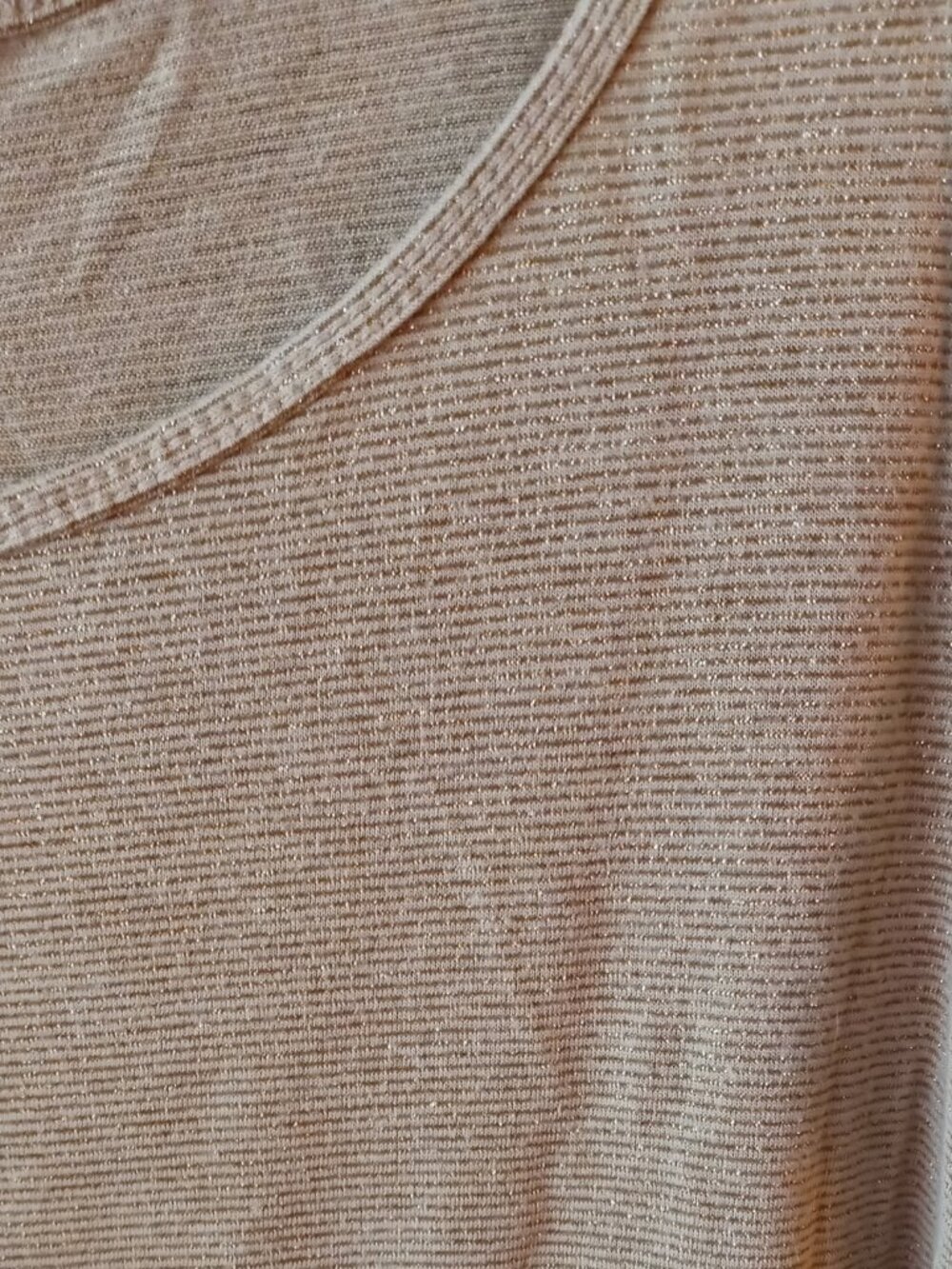 Jennifer Lopez Gold Metallic Shimmer Tank Top Women's Sz M - Picture 9 of 12